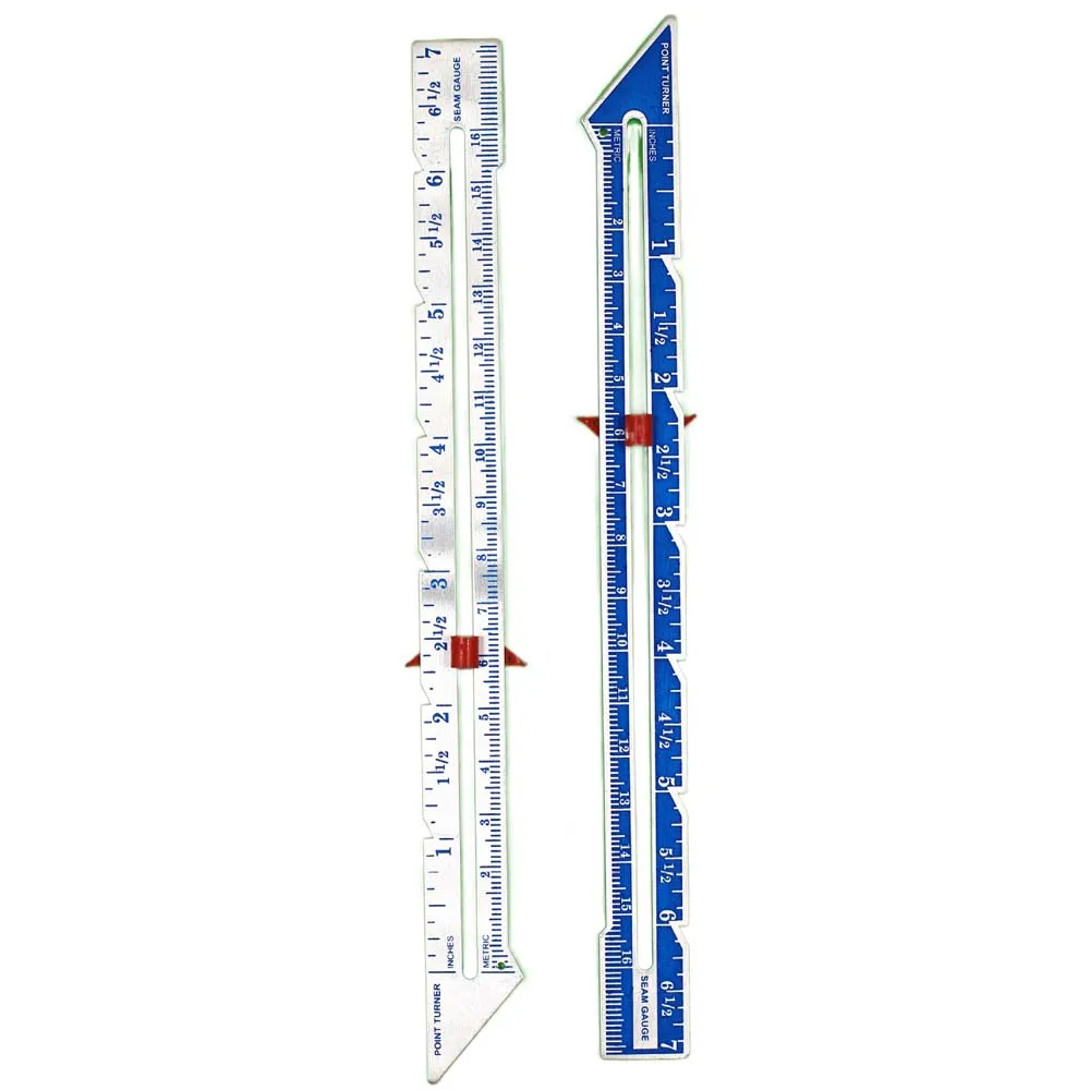 Sewing Gauge Ruler - 1 Stuks Quilten Liniaal Aluminium Stiksel