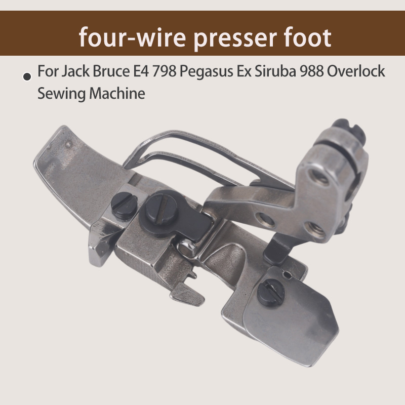 1 STUKS Vierdraads Persvoet Or - Textile Sewing Machine recensie en prijs