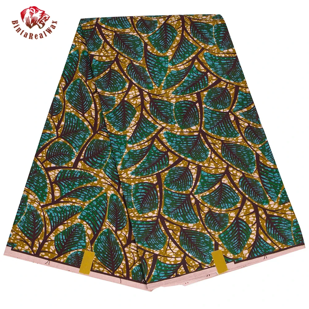 Ankara Afrikaanse Print Blad P - Sewing Batik Fabric recensie en prijs
