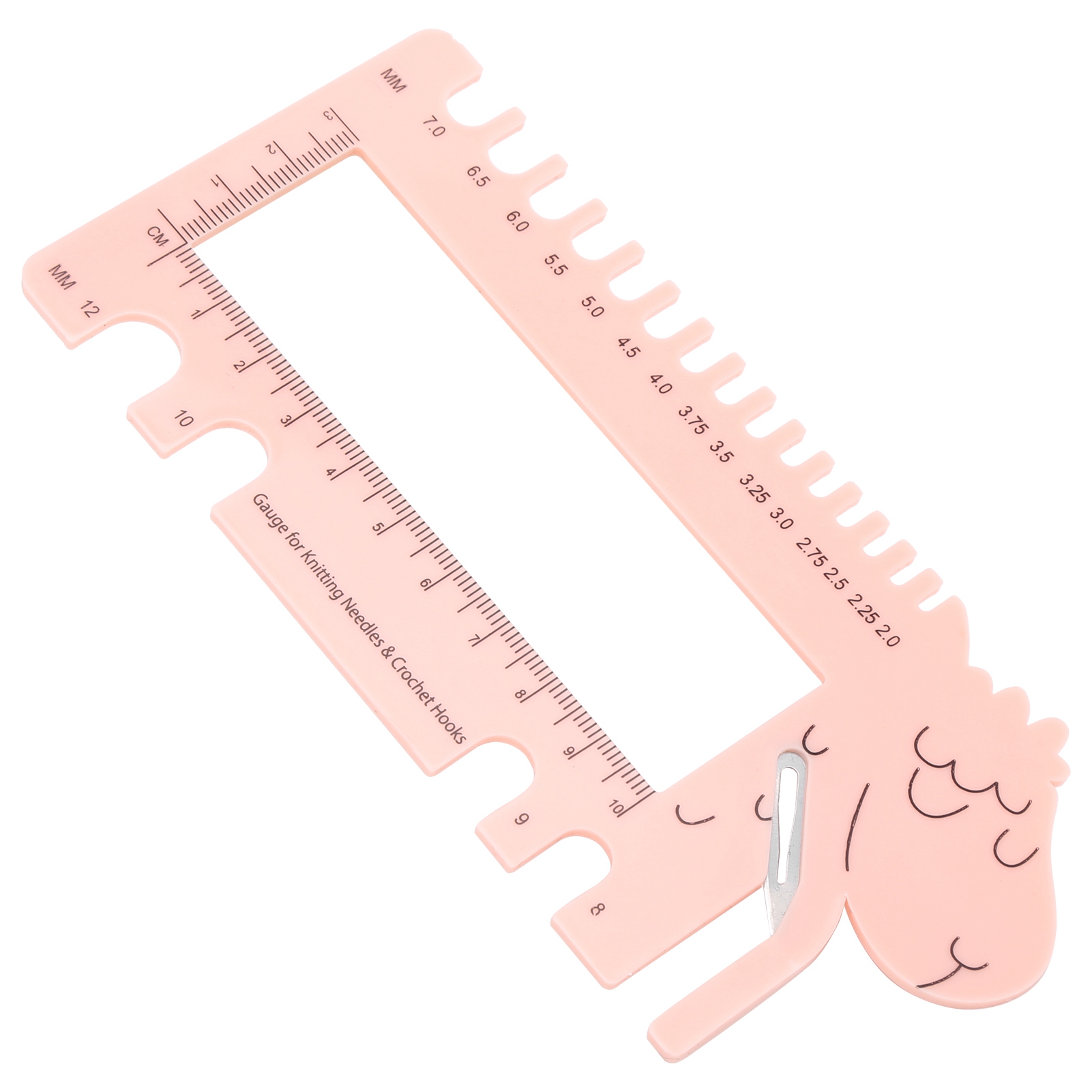 Liniaal Plastic schapenvormige - Sewing Gauge Ruler recensie en prijs